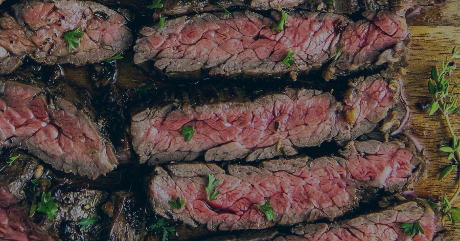 Eduardo's Brazilian grilled steak sliced and ready to serve